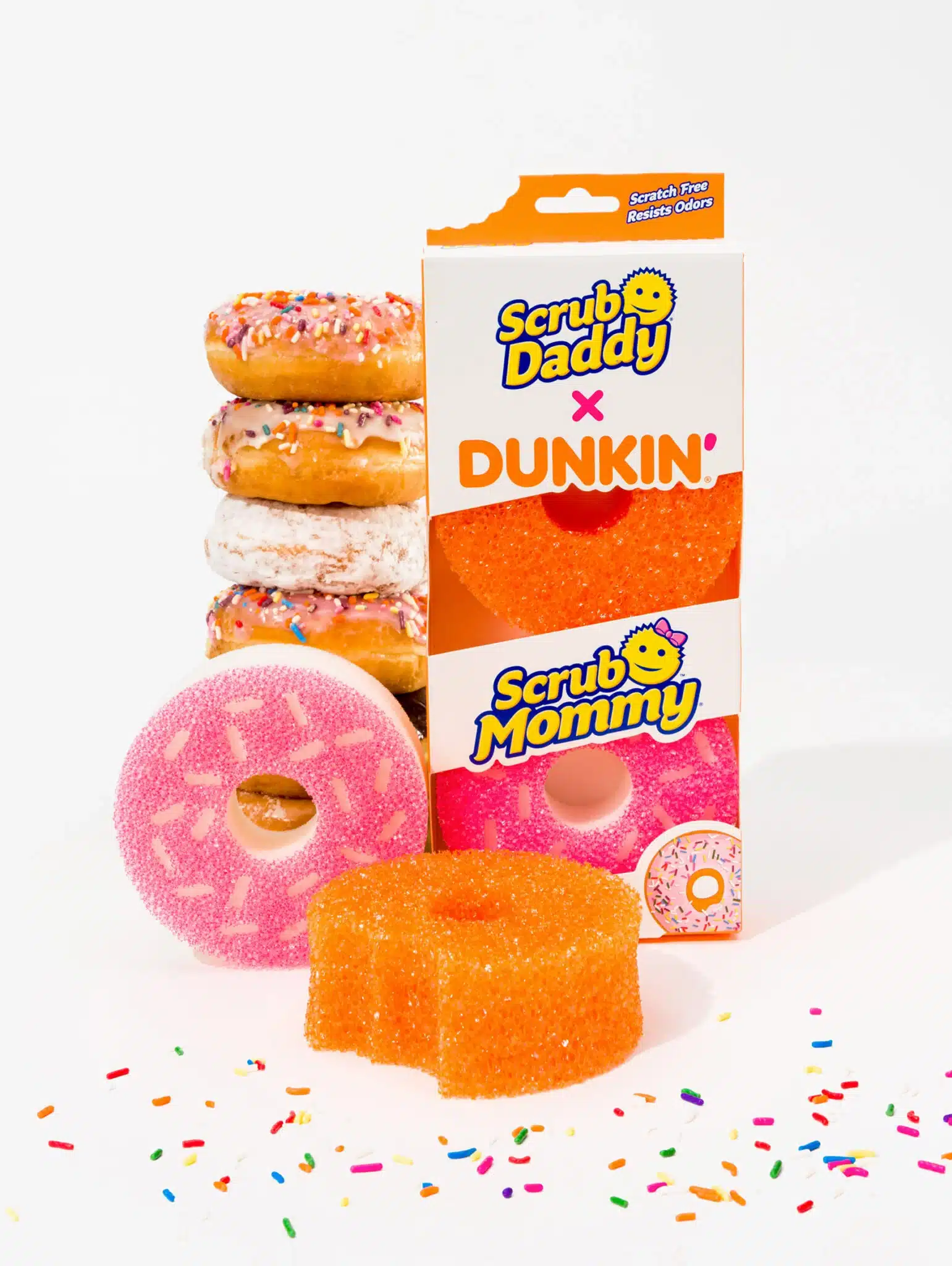 Dunkin’ & Scrub Daddy Limited Edition Product Marketing Image